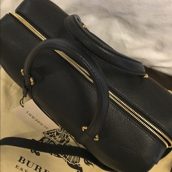 Burberry Black Leather Medium Alchester Satchel - Picture 8 of 8